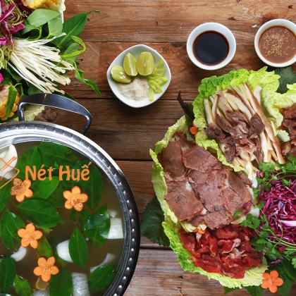 Lẩu bò lá giang cỡ to